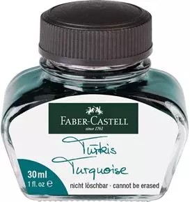Ink Bottle, 30 ml, Turquoise